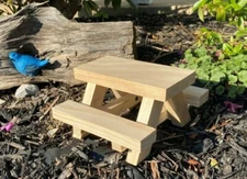 squirrel picnic table lawn garden decoration bird feeder home decor yard gift