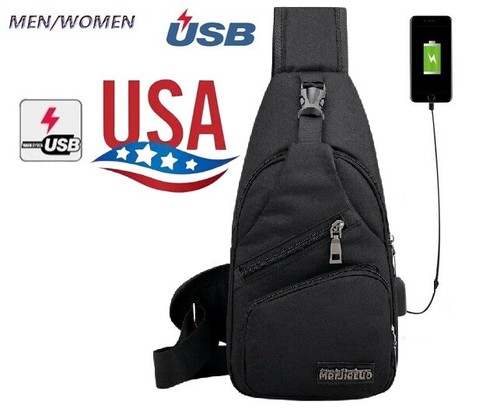 Bandolera Para Hombre Mochila Viaje Cartera Bolso de Hombro Antirrobo | eBay