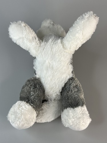 Aurora Flopsie Shadow the Siberian Husky 12" grigio bianco morbido coccolone usato in ottime condizioni - Foto 7 di 10