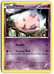 Munna 39/101 Common Plasma Blast Pokemon TCG