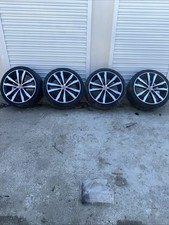 Set Of 4 Genuine Jaguar F-Pace Alloy Wheels - 20" - Tyres 255/50/R20