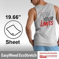 Siser Heat Transfer Vinyl EasyWeed EcoStretch 20"x12" Sheet (Iron on)