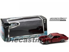 Greenlight Chevrolet Dom's Chevy Chevelle 454ss 1970 Fast & Furious Iv (2009) Solo Parti Originali Original Parts 1:43 86216