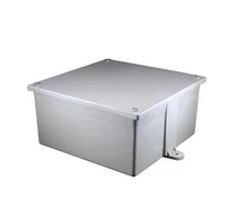 12x12x6 PVC Junction Box ETL Gray Outdoor Electrical Enclosure NEMA Weatherproof