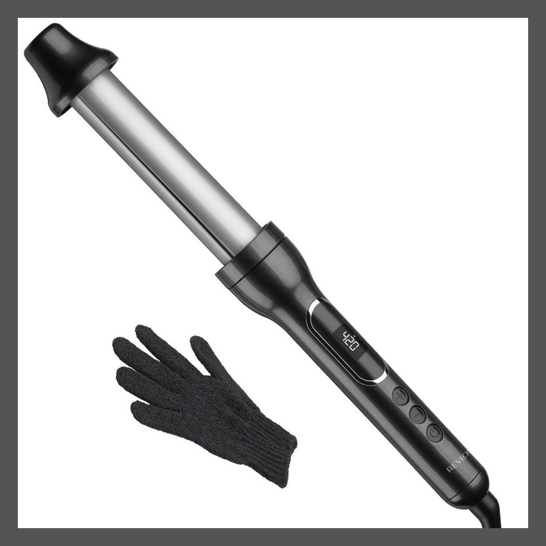 Плойка Revlon с регулируемой головкой 2-в-1 для быстрого разогрева Wand 1 и 1-1 / 2