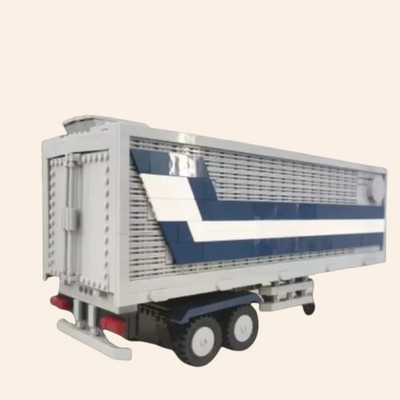 NEW Transforming Trailer Truck Building Blocks Set Model Adults MOC Robot Semi