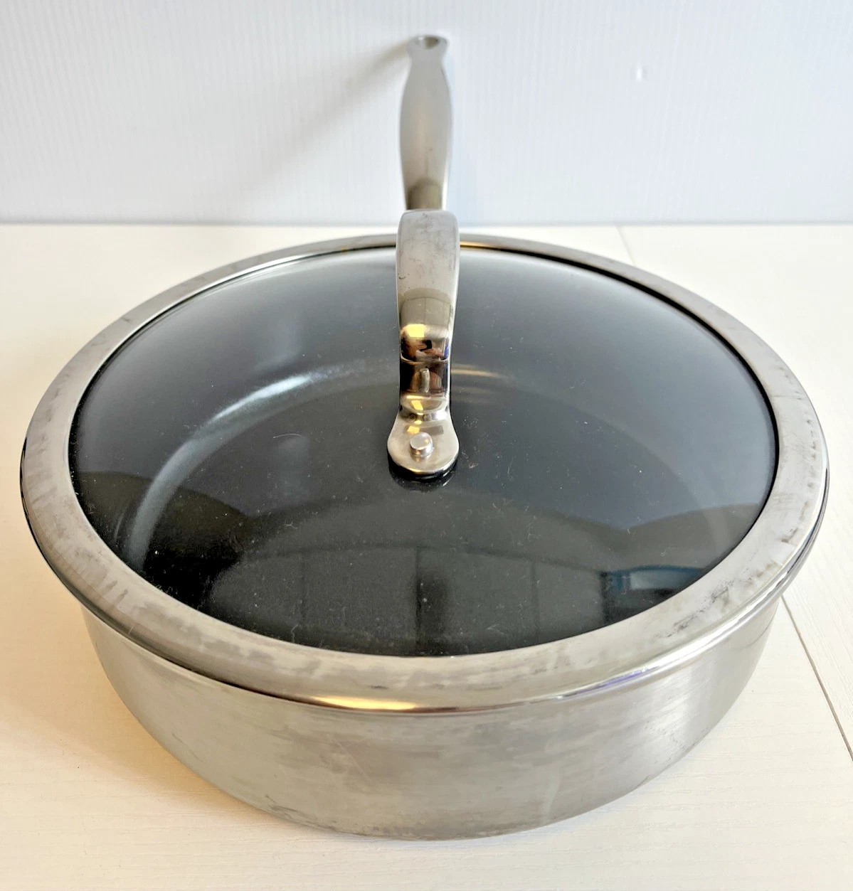 GreenPan Prestige Ceramic Nonstick Frying Pan Saute Williams Sonoma Skillet 12