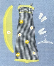 Vintage Francie HTF Check This Outfit #1291 Complete Mod Era Barbie - EXCELLENT