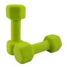 2Pack 4LB Hex Dumbbells for Home Gym  Free Weights Fitness Equipment