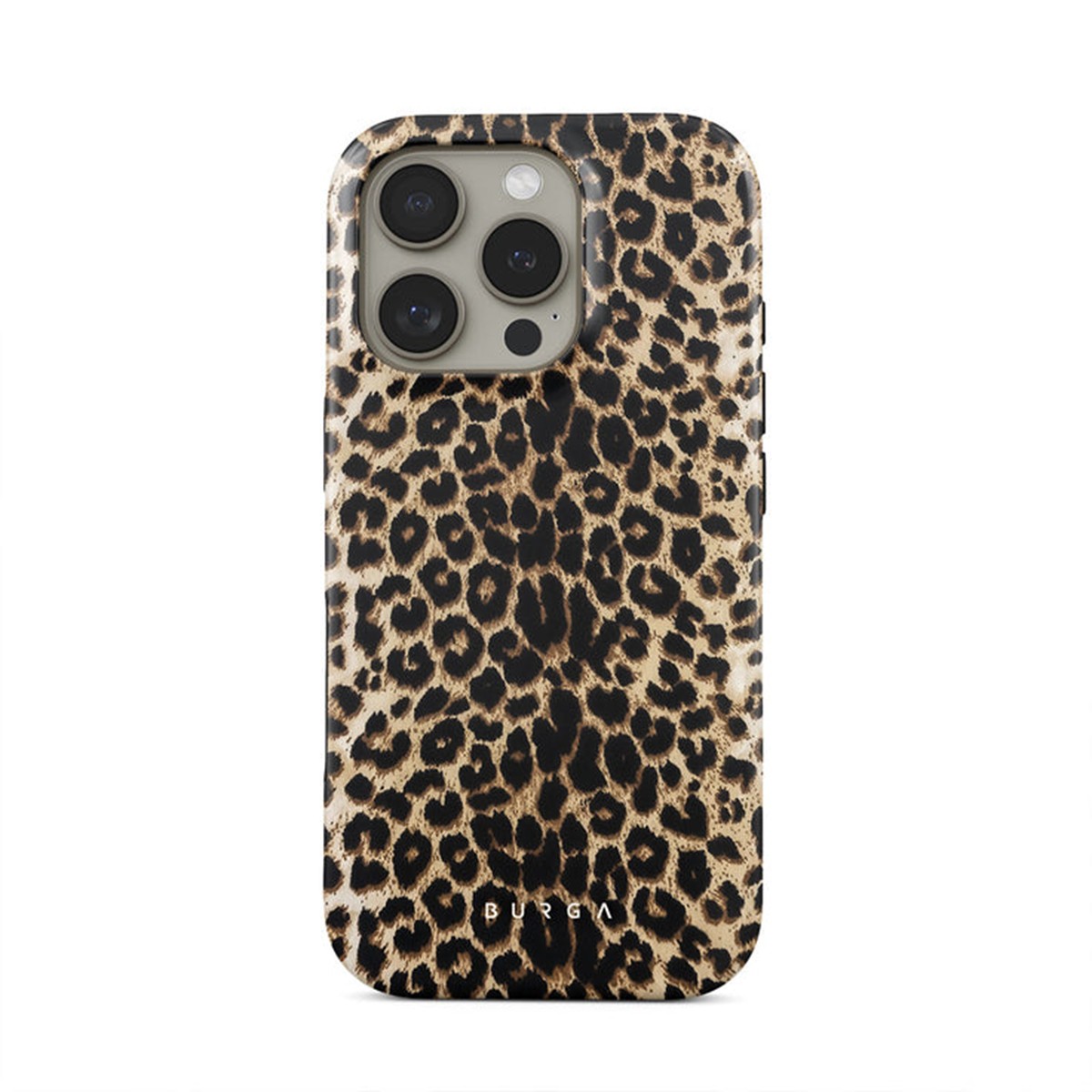 Coque iPhone 16 Pro Max Burga Tough Player Léopard une alliance de luxe et de robustesse