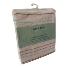 Aden And Anais Essentials Changing Pad Mat Cover Partly Sunny Stripe New