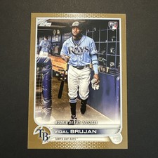 2022 TOPPS UPDATE  BASEBALL VIDAL BRUJAN GOLD ROOKIE DEBUT #US8 /2022