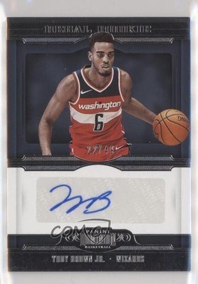 2018-19 Panini Dominion Regal Rookie Signatures 22/49 Troy Brown Jr Auto RC 6fs