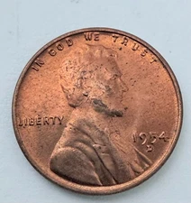 1954 (D) Lincoln Wheat Cent Uncirculated Penny US Coin XF EXTRA FINE #2617