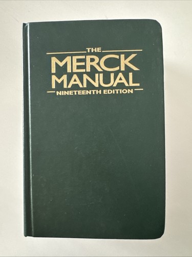 EUC The Merck Manual of Diagnosis and Therapy 19th Edition 2011 Hardcover Tabbed - Picture 1 of 4