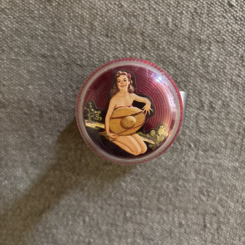 Vintage Pin Up Girl Steering Wheel Knob. - Picture 3 of 14