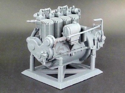 Cix Models 1/6 934cc IOE 7 HP Motorcycle Engine for Henderson Four CIXMBIG6005