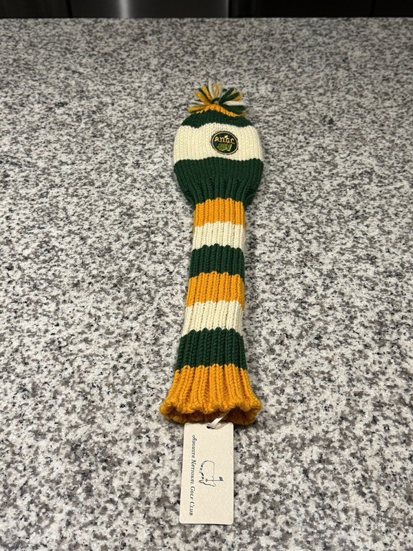 🔥 Rare!! ANGC Old Logo Driver Knit Headcover Augusta National Members Only