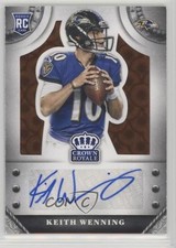 2014 Panini Crown Royale Retail Bronze Pyramid 15/75 Keith Wenning Auto 0f6