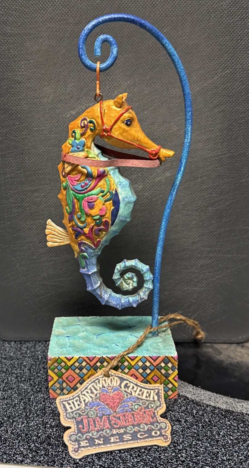 Jim Shore Heartwood Creek Graceful Prancer Seahorse