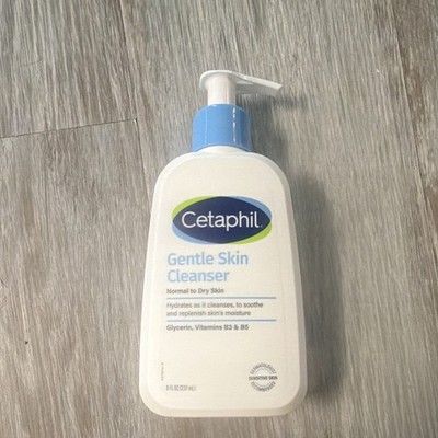 Cetaphil Gentle Skin Cleanser 8 fl oz Pump Normal to Dry, Face, Fragrance Free