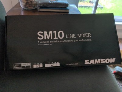 Samson SM10 Rackmount 10-Channel Preamp/Audio Microphone Mixer