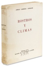 Jorge Carrera Andrade – Rostros y Climas (Crónica de Viajes, Hombres… – 1948
