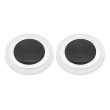 2 Pcs Mobile Phone Game Joystick, Frosted Spiral Game Control Joystick, White