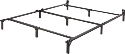 Metal Bed Frame, 9-Leg Support Base for Box Spring and Mattress, Queen Size, Too