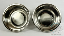 New Stainless Steel Dog Food Bowls Set of 2 Heavy Duty Pet Feeding Dishes