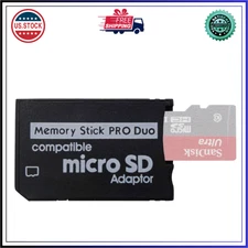 PSP Memory Stick Adapter,Funturbo Micro SD to Memory Stick PRO Duo MagicGateCard