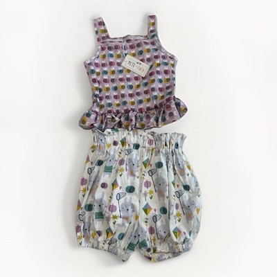 Pete & Lucy Bee Catcher Bunny Girls 4T Outfit Set NWT 