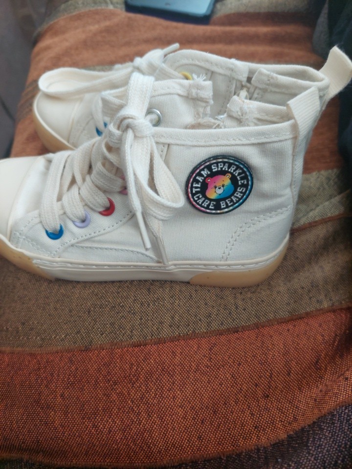 Authentic Zara Care Bears Limited Edition Hi Top Sneakers Unisex Eu 25 Toddler