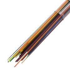 Mixed Mardi Gras Stringers Full Tube Oceanside 96 COE Glass