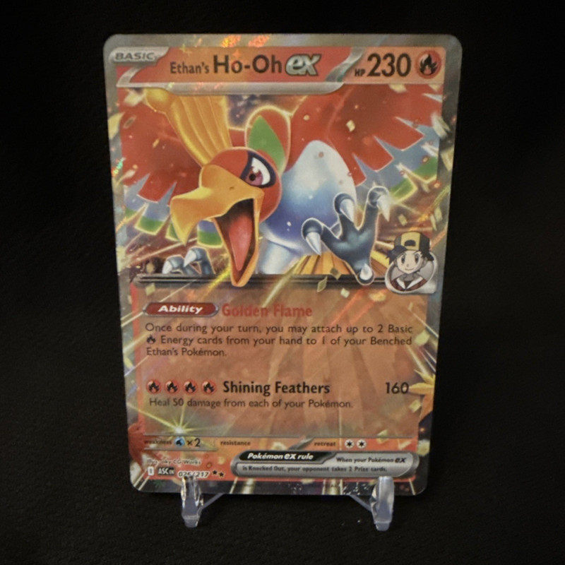 Pokemon TCG 6-Card Lot: Ethan's Ho-Oh ex, Iono's Bellibolt ex Holo FA