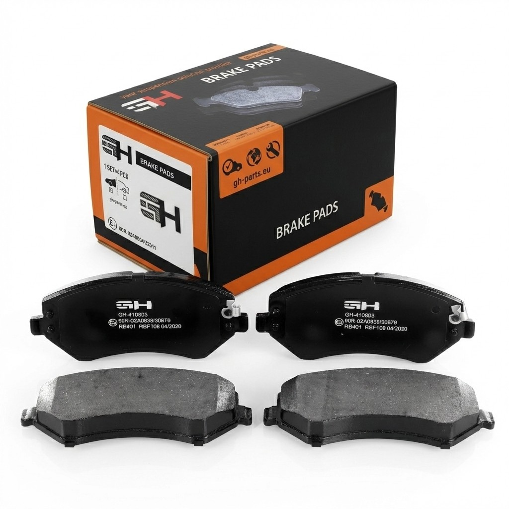 1x Brake Pads Front for CHRYSLER VOYAGER 2002-, JEEP CHEROKEE