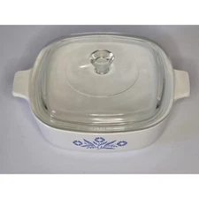 Corning Ware Cornflower Casserole Dish 1 QT With Lid