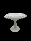 Vintage Fenton White Milk Glass Hobnail 3 Pc Fairy Lamp Bottom Base Only