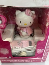 HELLO KITTY KT2012 Caller ID Telephone with Sparkling Jewels 