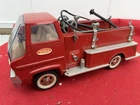 Tonka Diecast Metal Fire Truck Red Silver Vintage Toy Vehicle