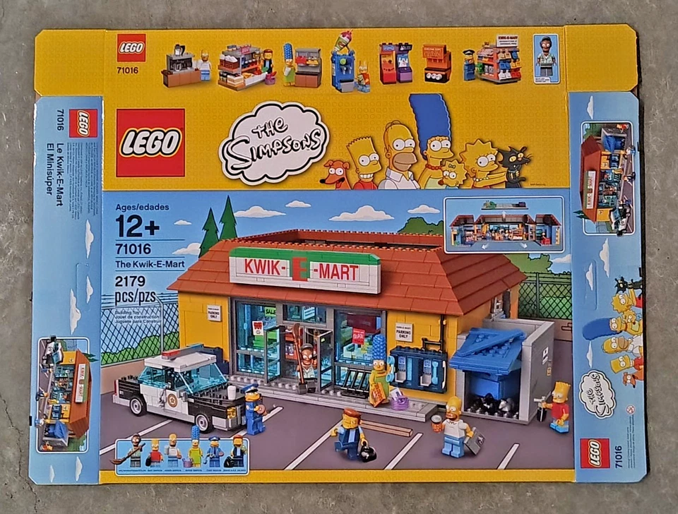 LEGO Kwik-E-Mart (71016) The Simpsons 100% Complete with Box and Instructions - Image 4 of 4