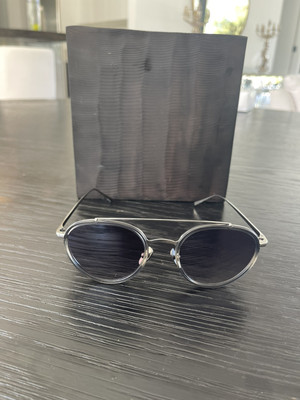 LOREE RODKIN SUNGLASSES MODEL RAVEN IN ANTIQUE SILVER COLOR
