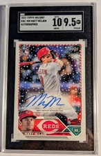 2023 Topps Holiday - Autographs Matt McLain #HAC-MM /300 (AU, RC)