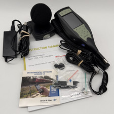 Bruel & Kjaer 2250 Sound Level Analyzer w/ 4189 Mic, Case, Software