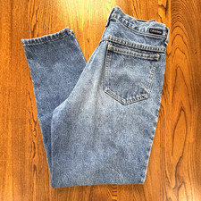 Vintage Calvin Klein Sport Denim Blue Jeans Made in USA Size 6