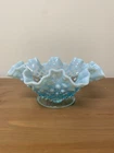 Fenton Hobnail Blue Opalescent Epergne Base Only