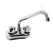BK Resources BKFW8G 8 in Wall Mount Hand Sink Faucet w/ Spout
