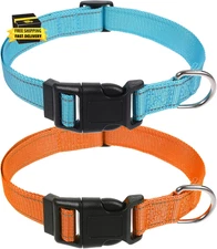 2 Packs Dog Shock Collar Replacement Straps, Adjustable Dog Collar, Durable Refl
