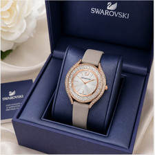 Swarovski Crystalline Aura Watch Rose Gold Tone 5519450 Swiss Made NIB FREE SHiP
