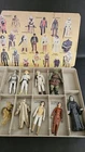 Vintage Kenner Star Wars Action Figure Lot Of 9 With Case Tray And Insert